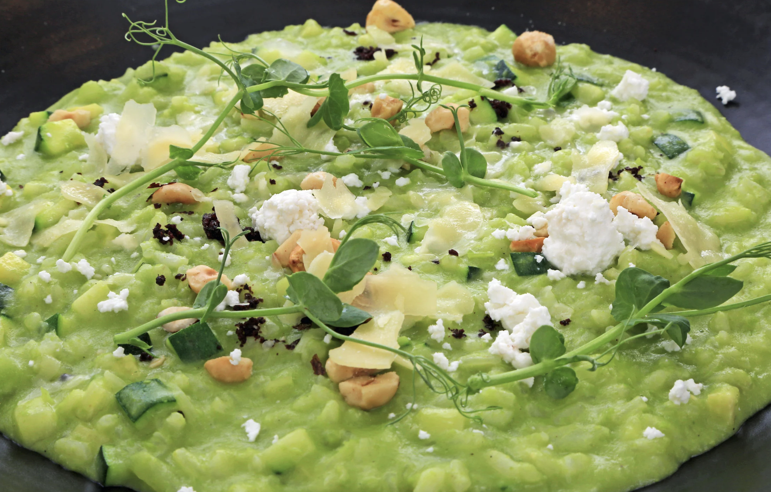 Creamy Kale and Leek Risotto