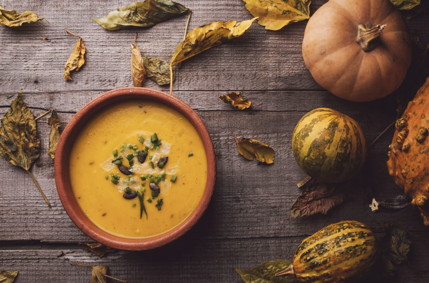 Creamy Squash & Red Lentil Soup