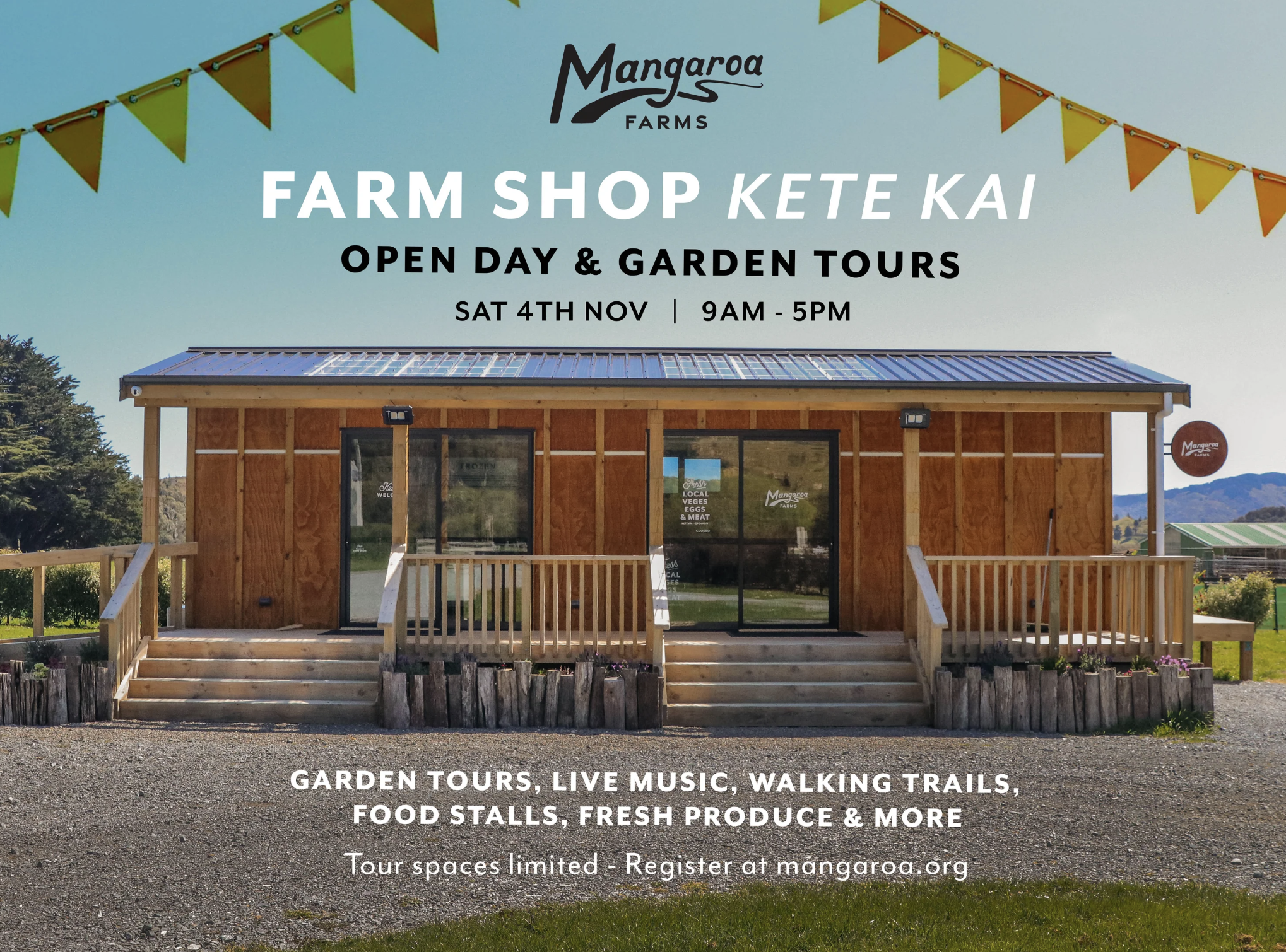Mangaroa Farm Shop / Kete Kai Open Day