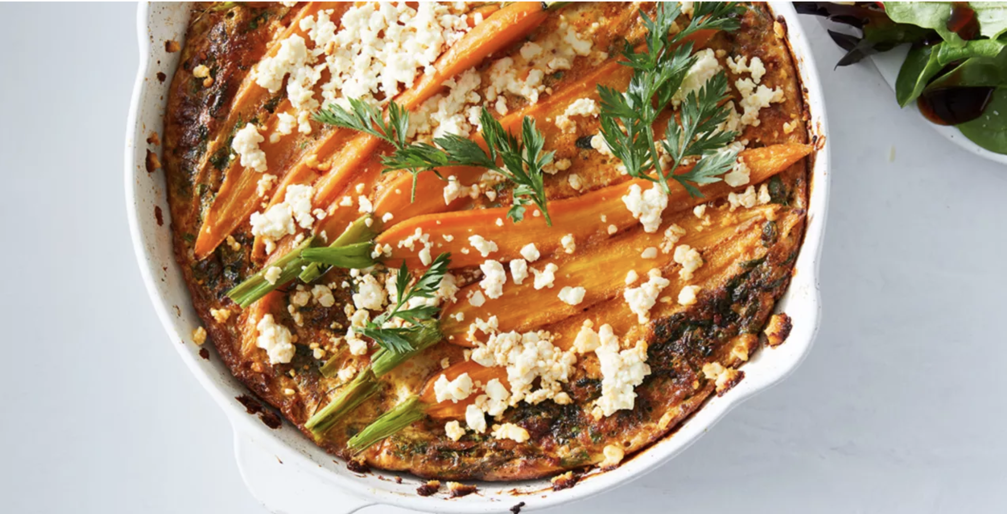 Roasted Carrot & Feta Frittata