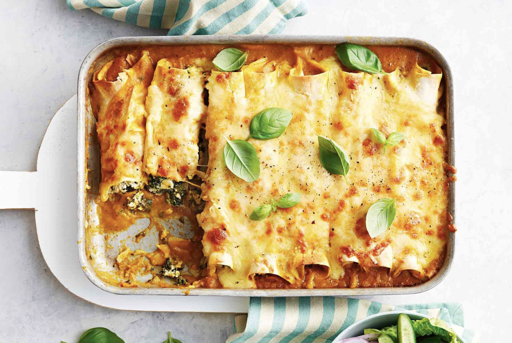 Spinach & Ricotta Cannelloni