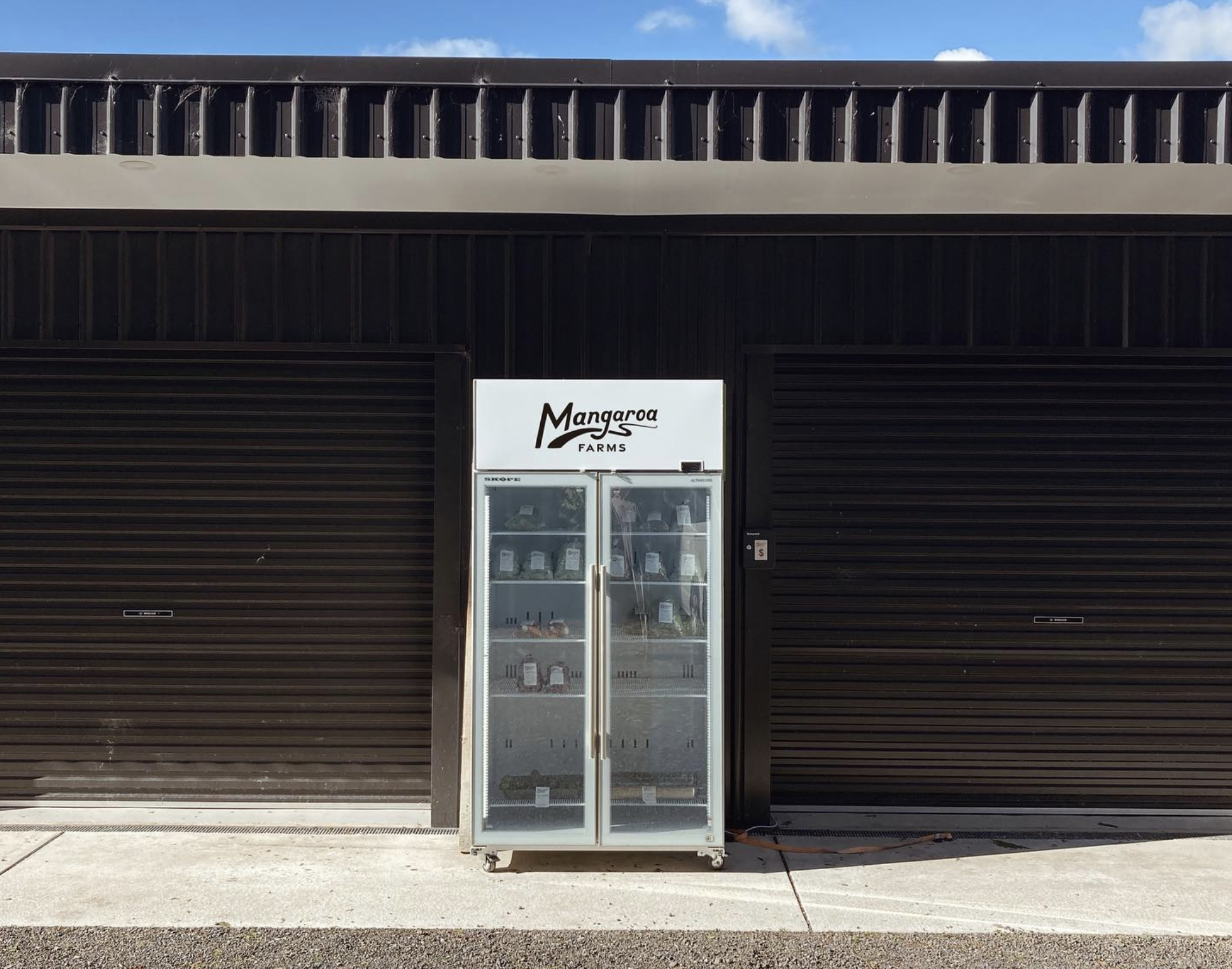 The Mangaroa Farms Honesty Fridge